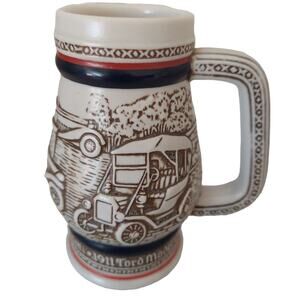 AVON Classic Cars Beer Stein 1982 Mini Tankard Ceramarte 1911 Ford Model T